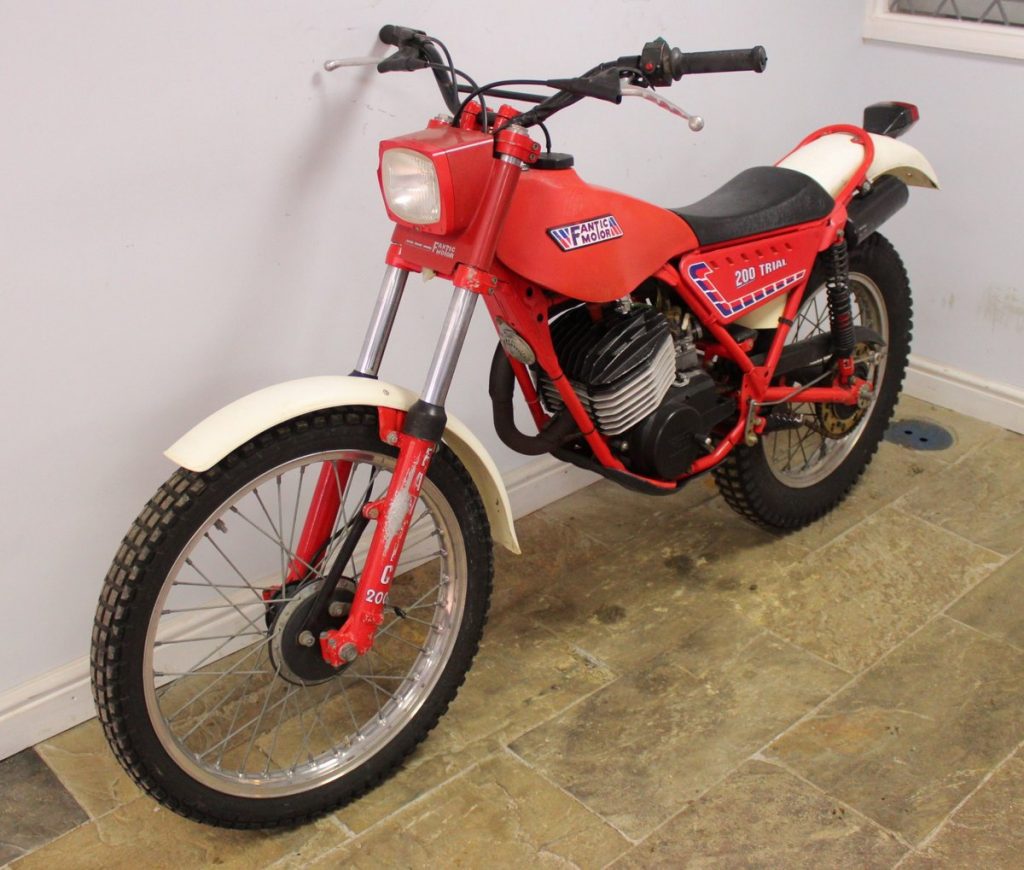 Fantic 200 trials bike is a sought-after classic