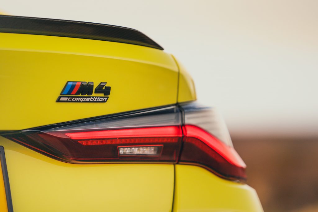 2021 BMW M4 Competition badge
