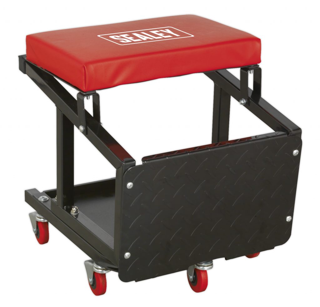 Reviewed and rated_Sealey Mechanic's Utility Seat & Toolbox