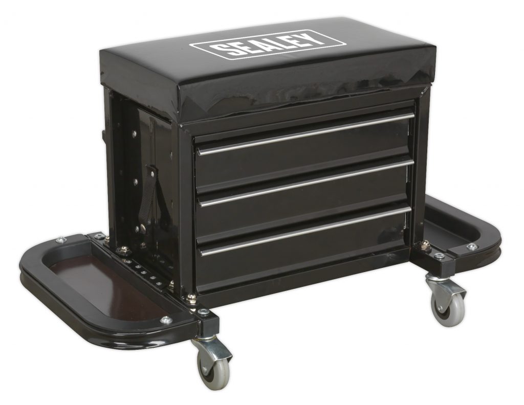 Reviewed and rated_Sealey Mechanic's Utility Seat & Toolbox