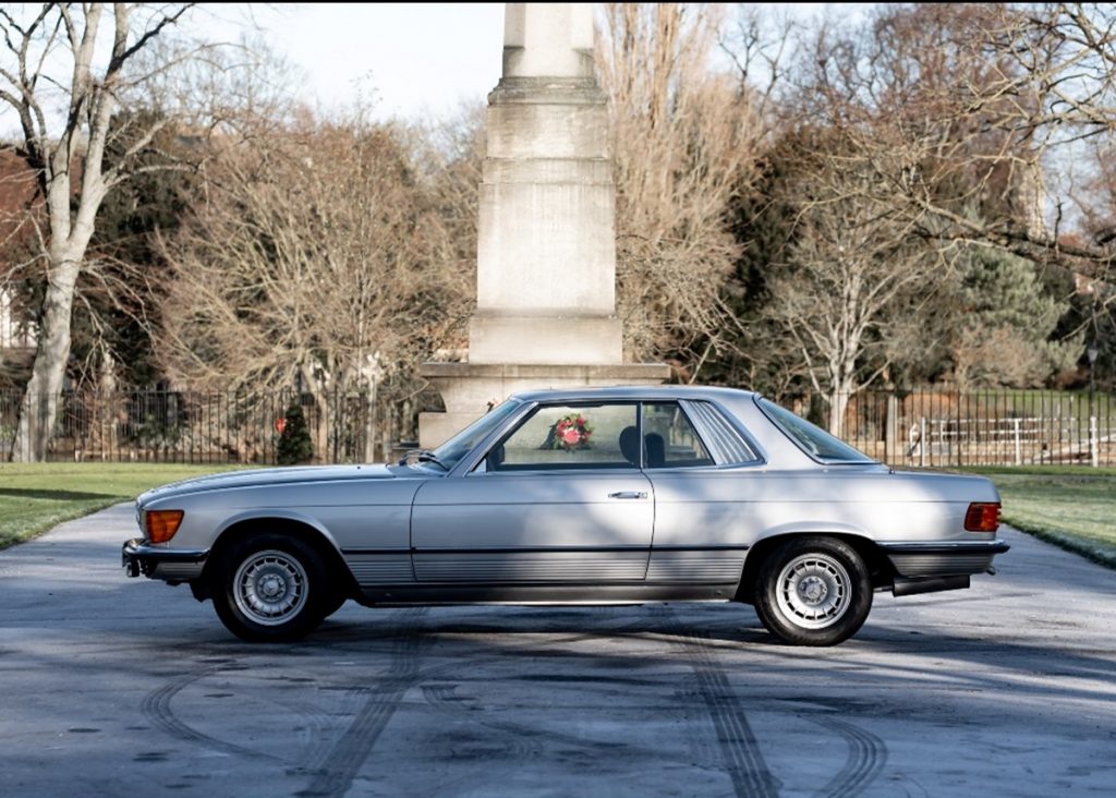 Mercedes 450 SLC for auction formerly owned by Peter Sellers