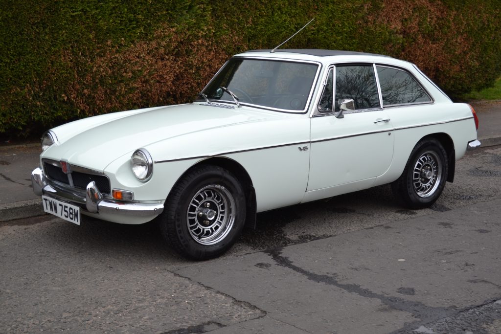 1974 MGB V8 auction sale