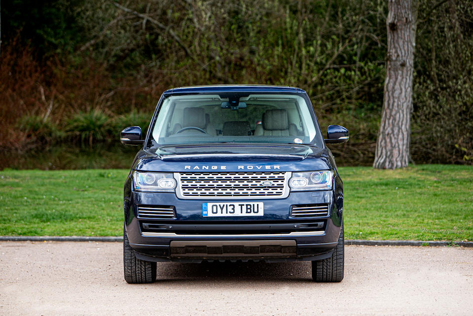 2013 Land Rover Range Rover Vogue SE auction Royal Family