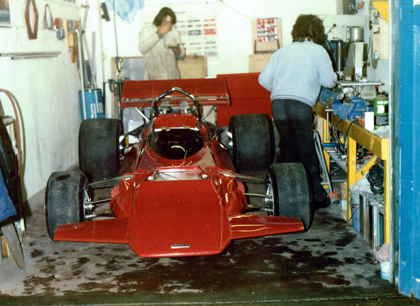 The Connew PC1 F1 car being built in East London