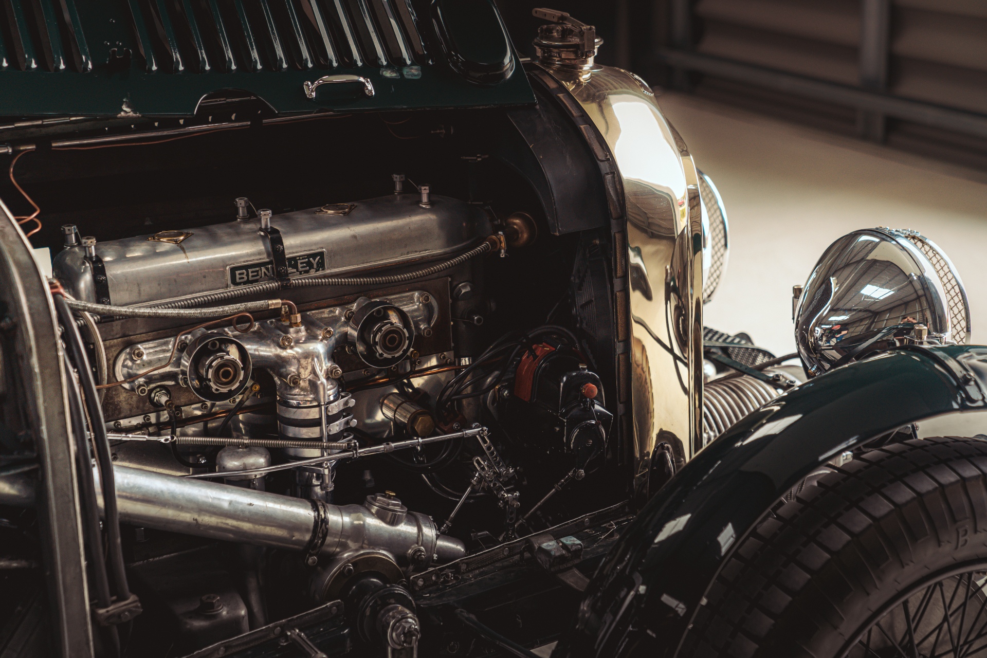 Bentley continuation car engine