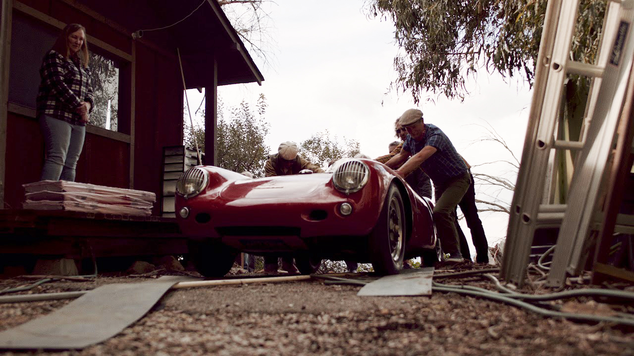 Rare 1955 Porsche 550 Spyder uncovered in California shipping container