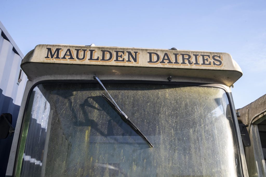 Maulden Dairies vintage milkfloat