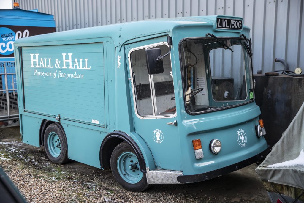 Repurposed classic milkfloat