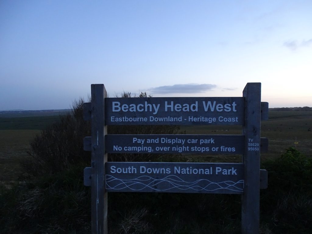 Beachy Head road sign