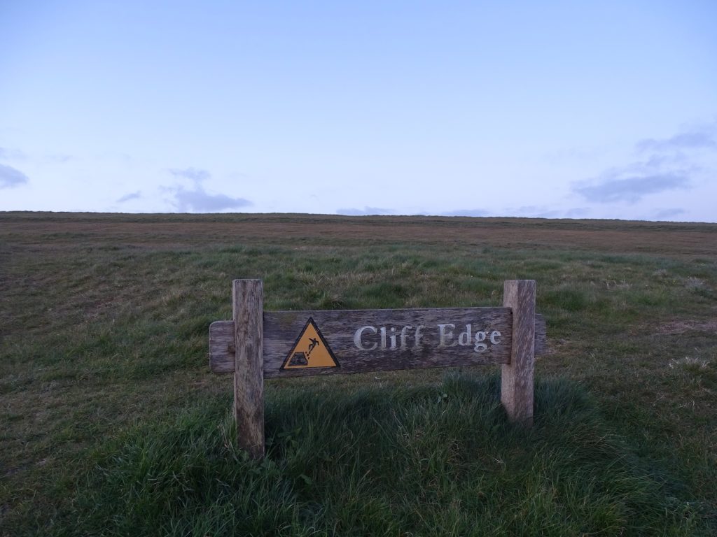 Cliff edge Beachy Head