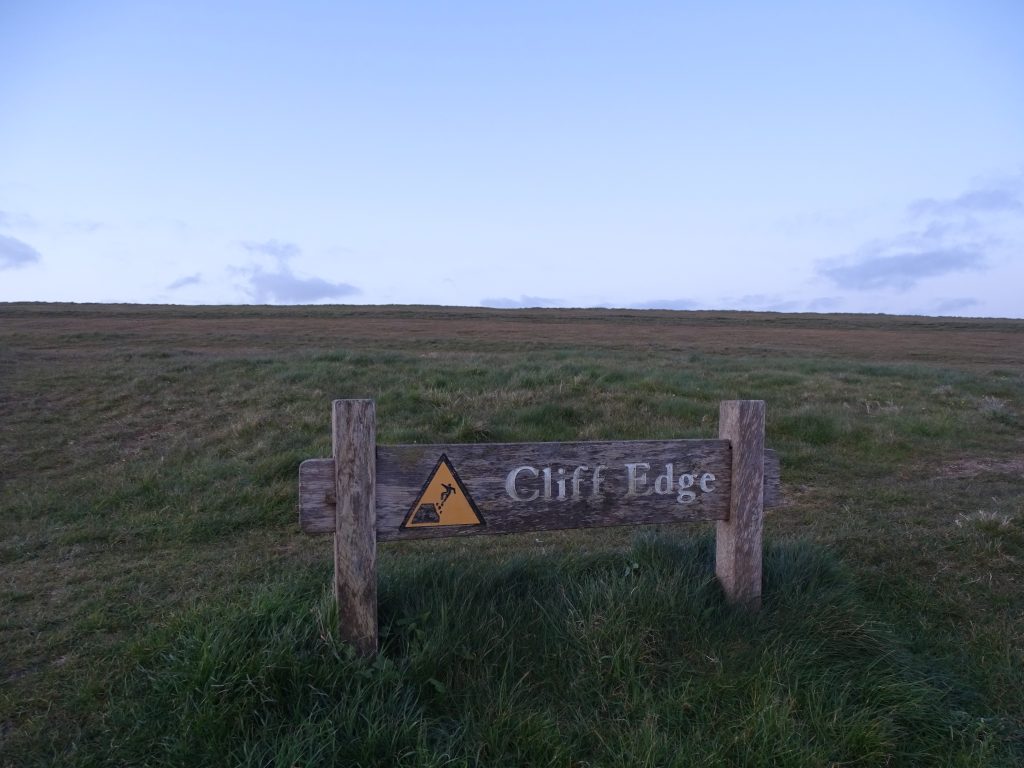 Cliff edge Beachy Head