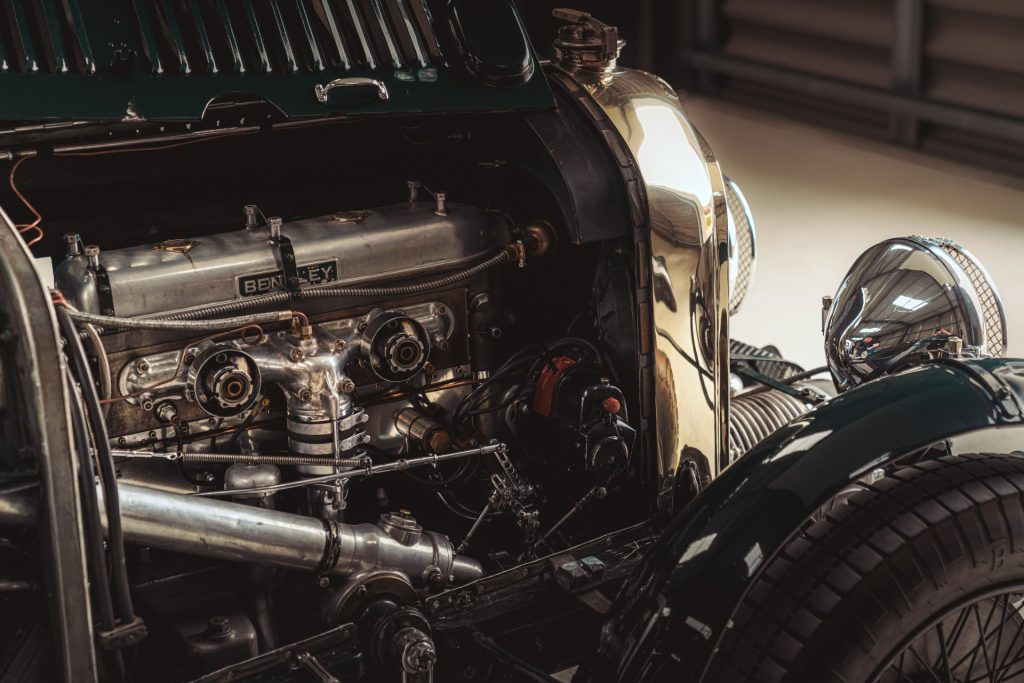 Engine of the Bentley Blower Continuation Series car