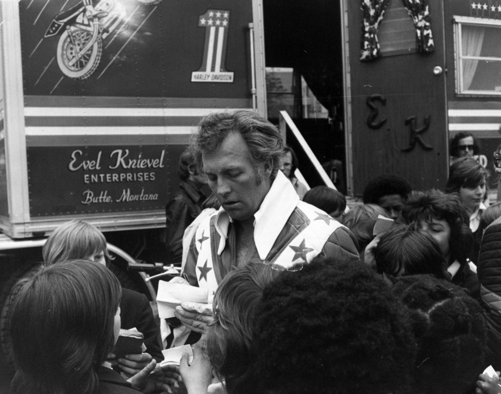 Evel Knievel at Wembley