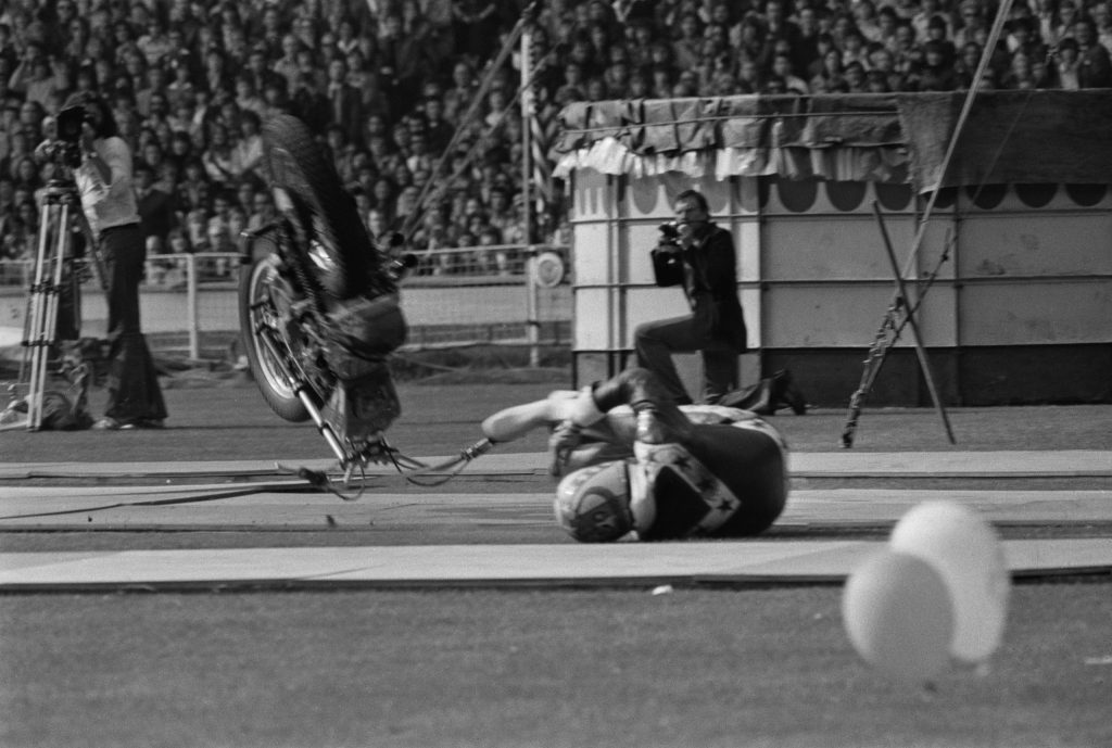 Evel Knievel at Wembley