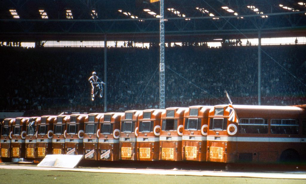 Evel Knievel at Wembley