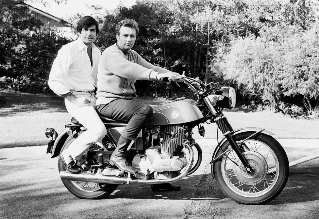 Evel Knievel and George Hamilton