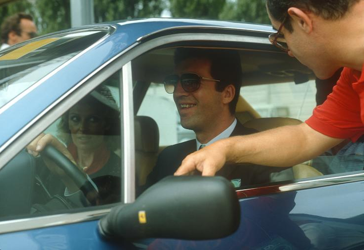 Ferrari 400i driven by Piero Ferrari