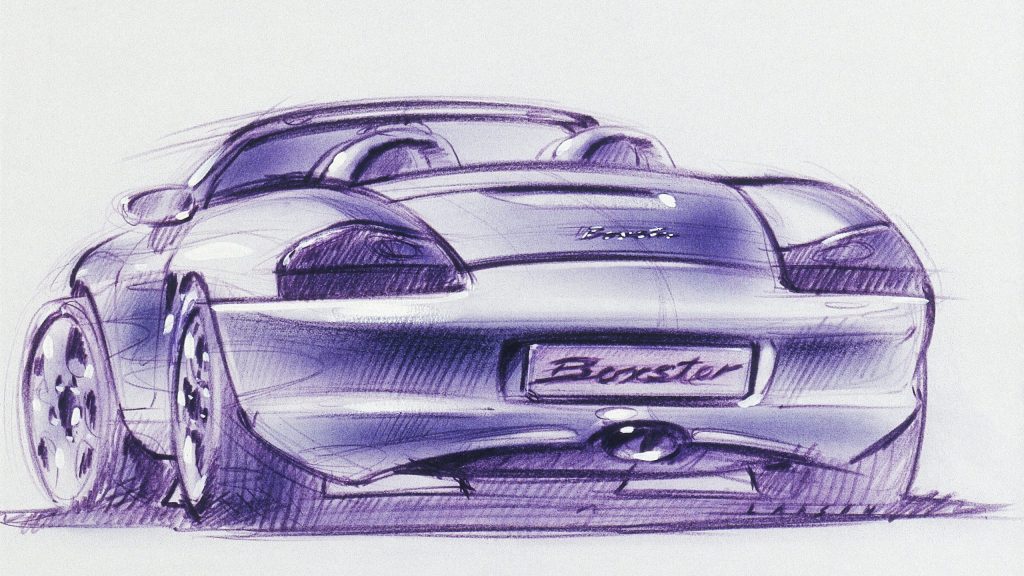 Porsche Boxster design sketch
