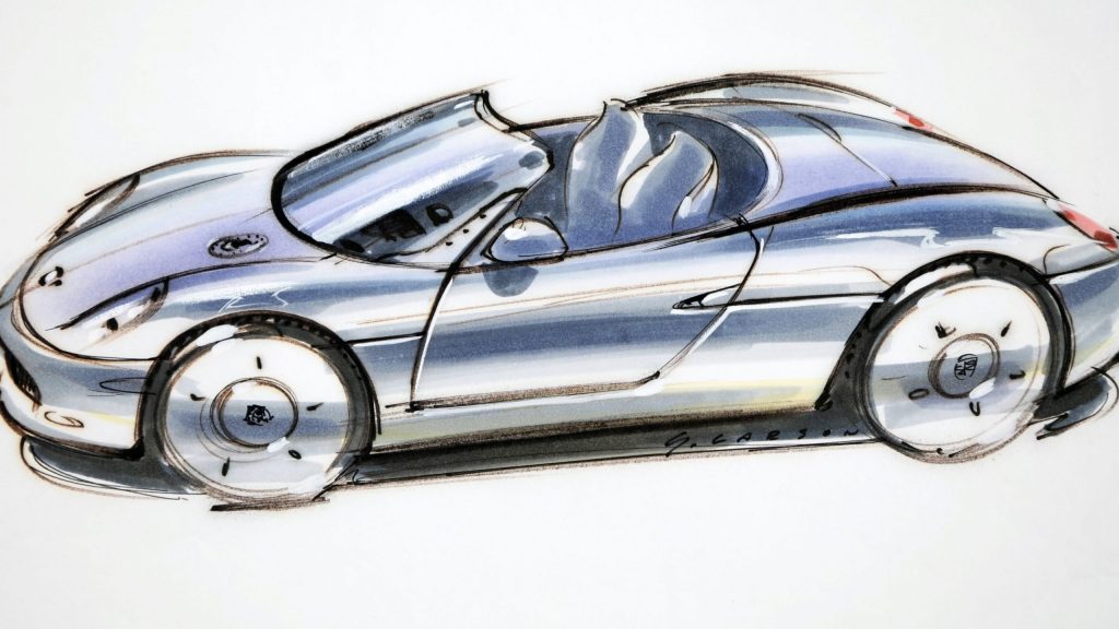 Porsche Boxster design sketch