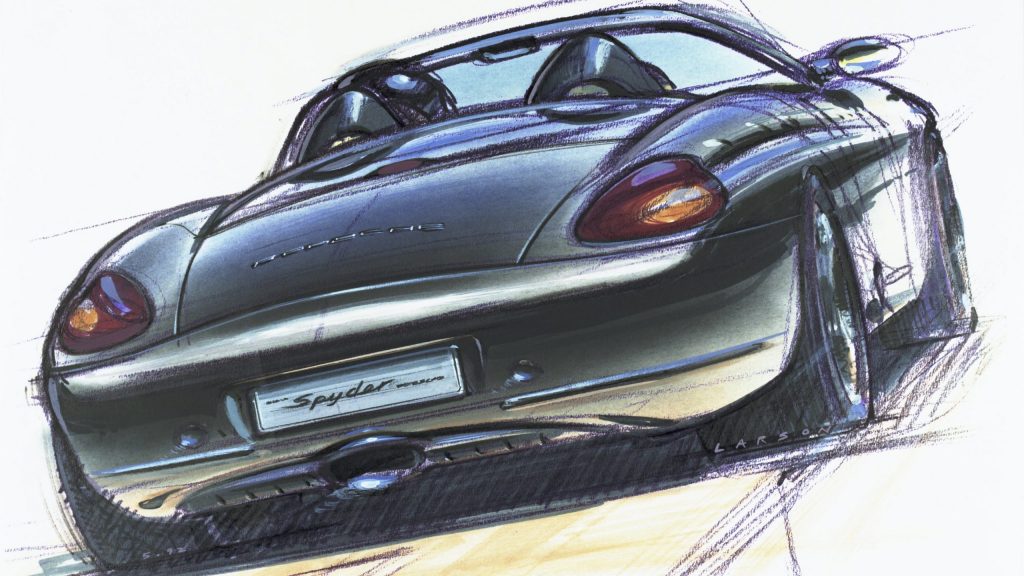 Porsche Boxster design sketch