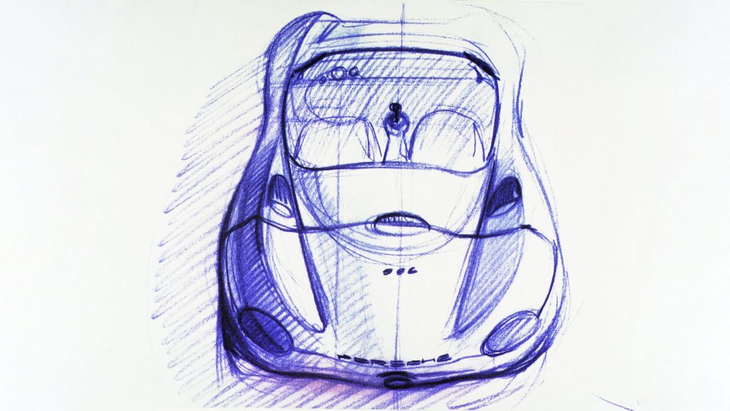 Porsche Boxster design sketch