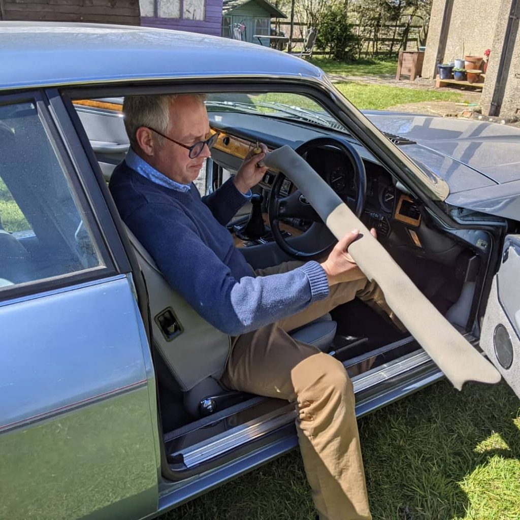 Charlie Patterson changed the headlining of his 1989Jaguar XJ-S