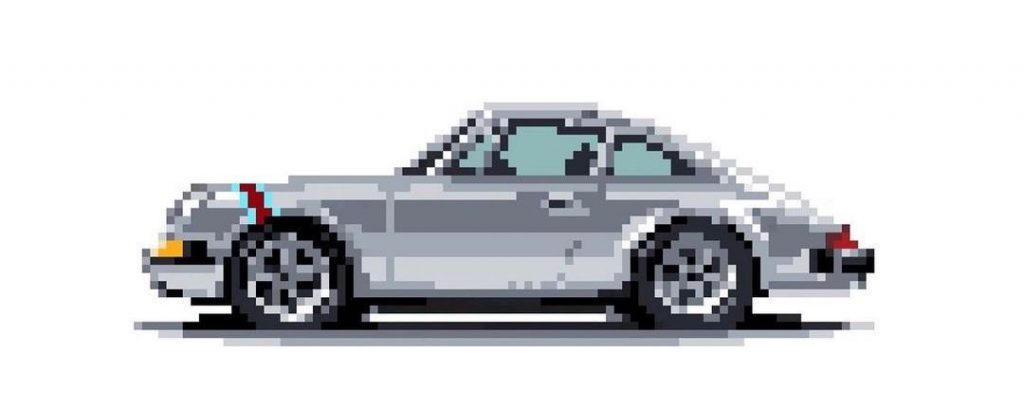 C for Cross Stitch car art