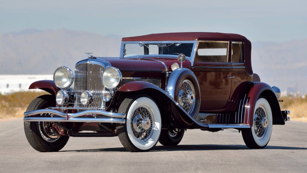 1930 Duesenberg Model SJ Rollston Convertible Victoria