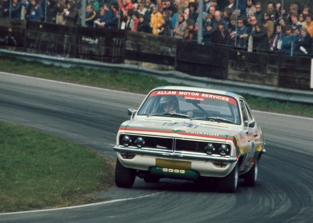 Jeff Allam in his Vauxhall Firenza Magnum