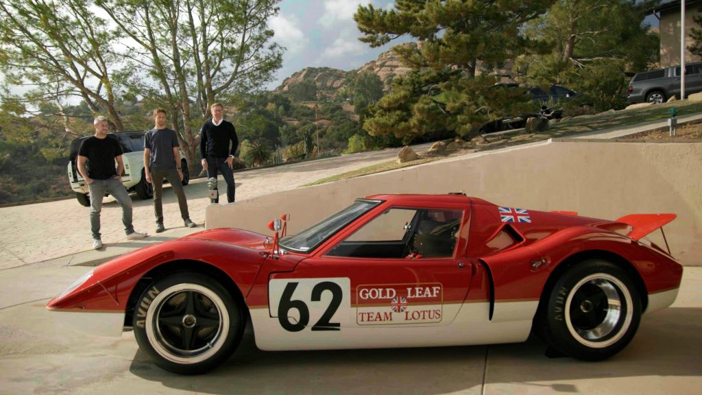 Ant Anstead, Jenson Button and Mark Stubbs with original Type 62