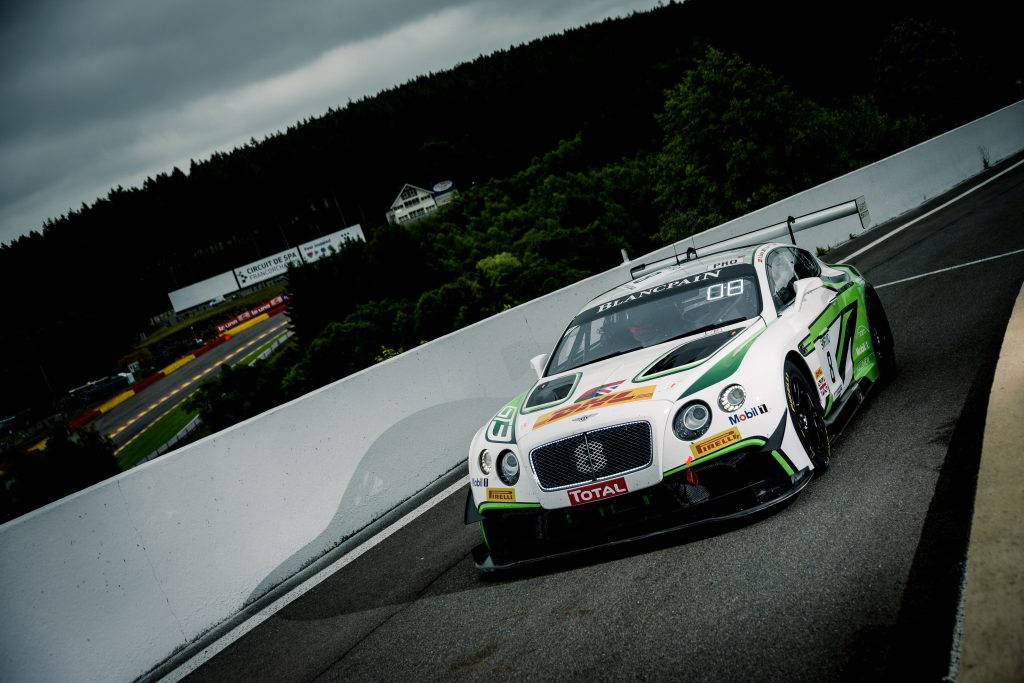 The 2010 Bentley Continental GT3 race car