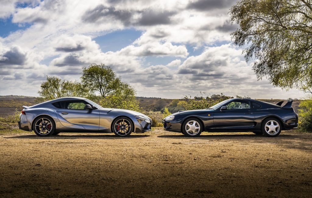 Toyota Supra A80 and A90