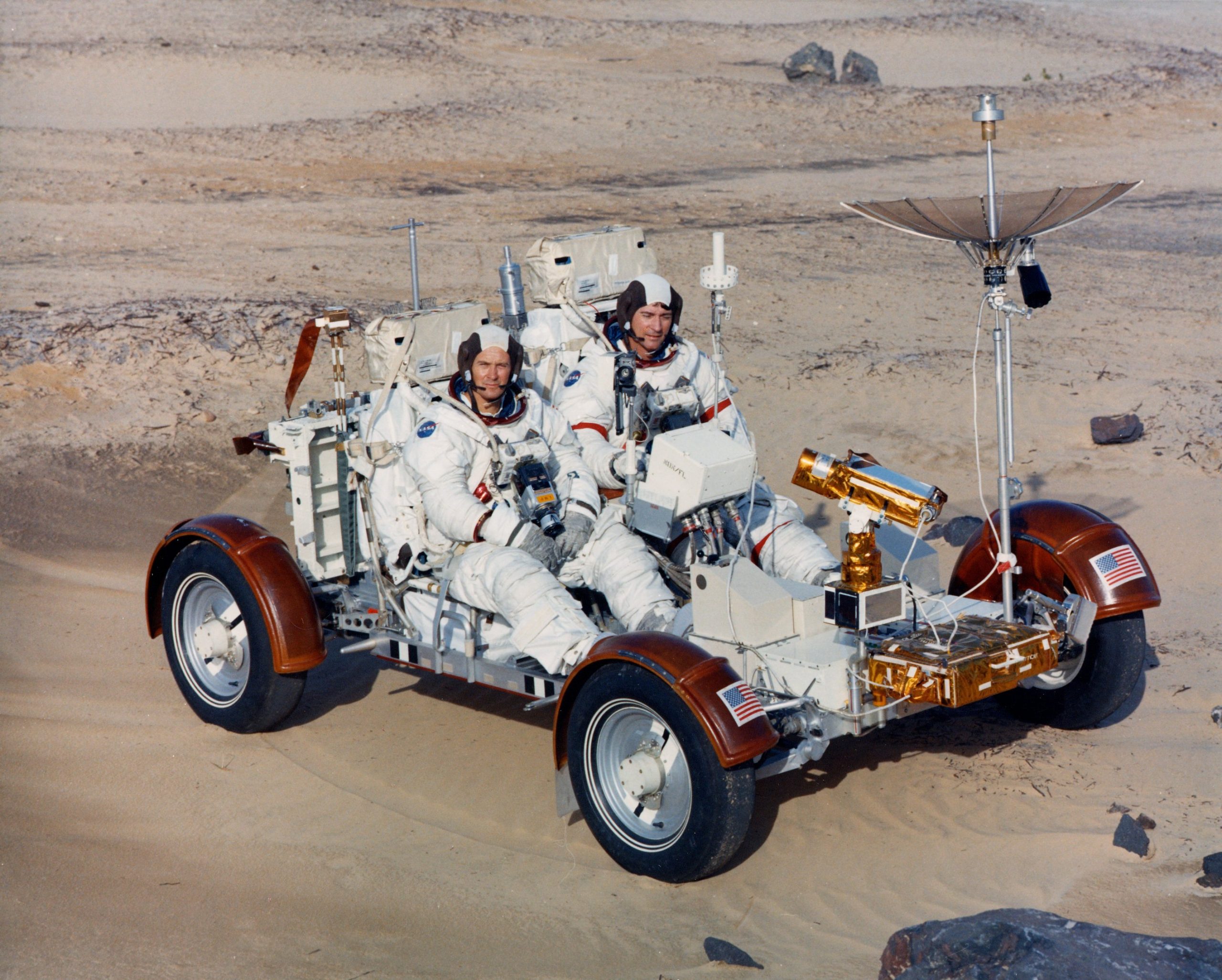 Apollo 16 Lunar Rover training