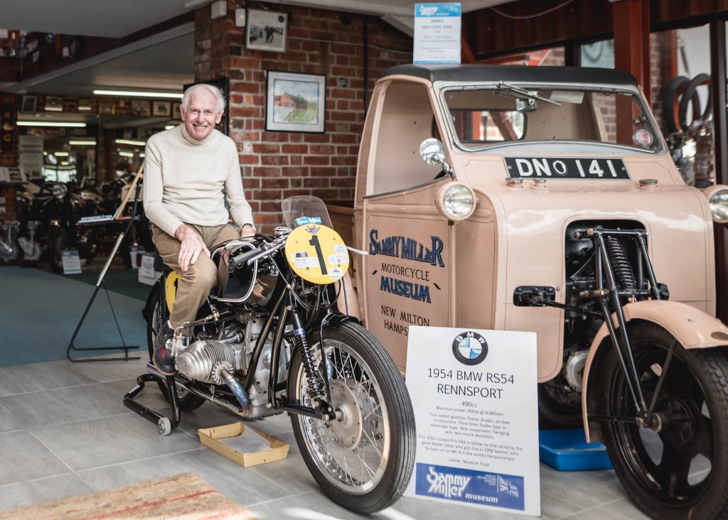 Sammy Miller at the Sammy Miller museum