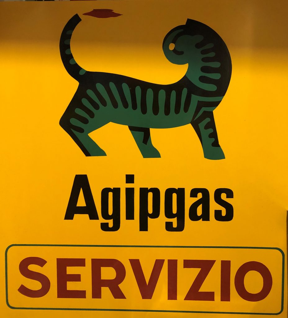 Agipgas sign 1972 Rich Duisberg