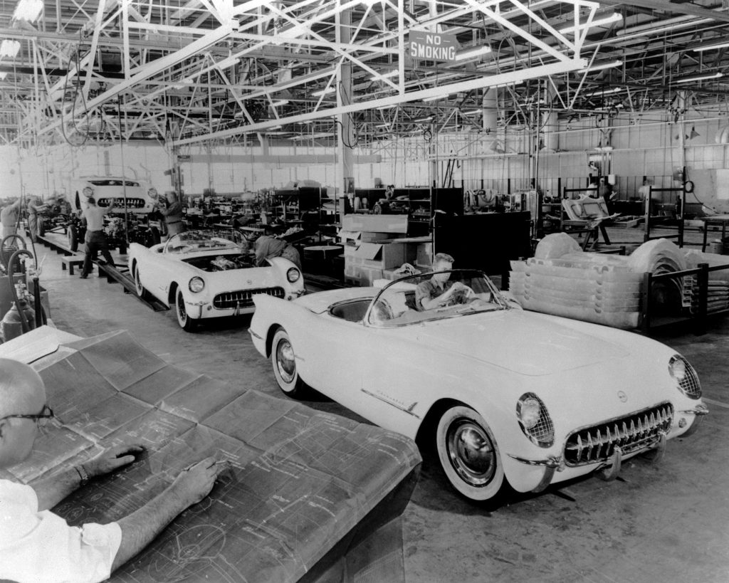 1953 Chevrolet Corvette assembly