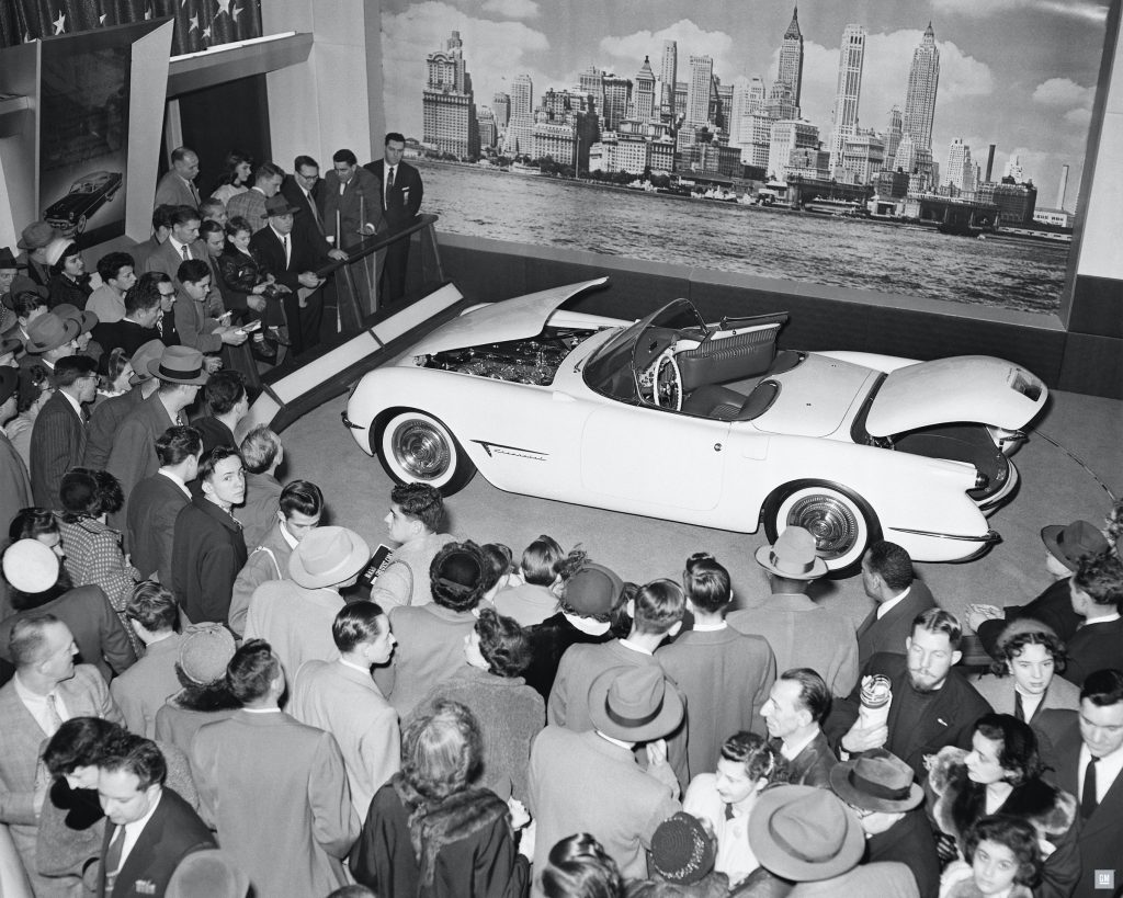 1953 Chevrolet EX-122 Corvette at GM Motorama