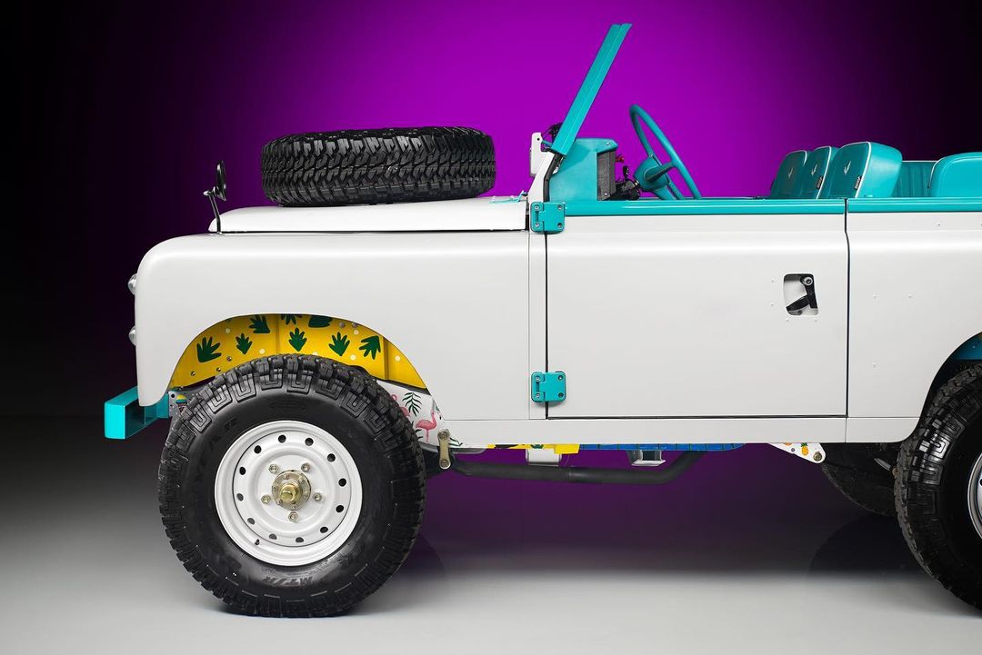 Solihull to Miami via Munich: Custom Land Rover is ready for the beach