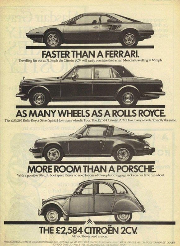 Citroen 2CV advert