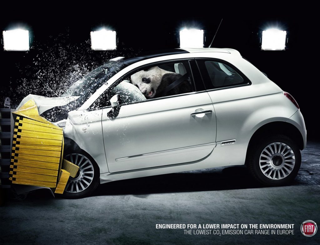 Fiat 500 advert