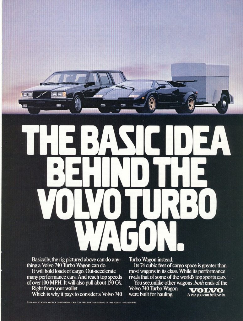 Volvo 740 Turbo advert