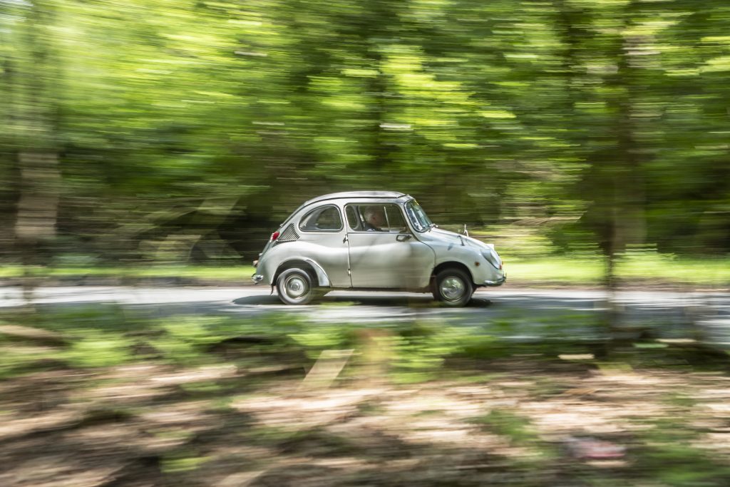 Driving a Subaru 360