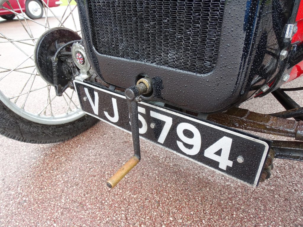 Austin Seven engine starter handle