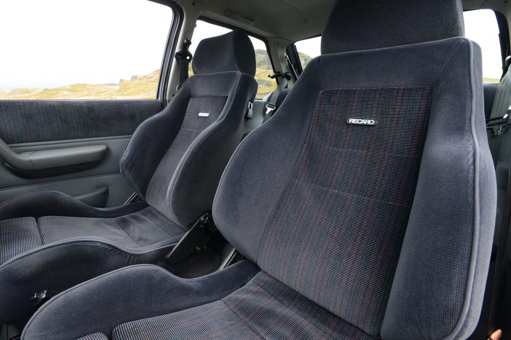 1990 Ford Fiesta RS Turbo Recaro seats