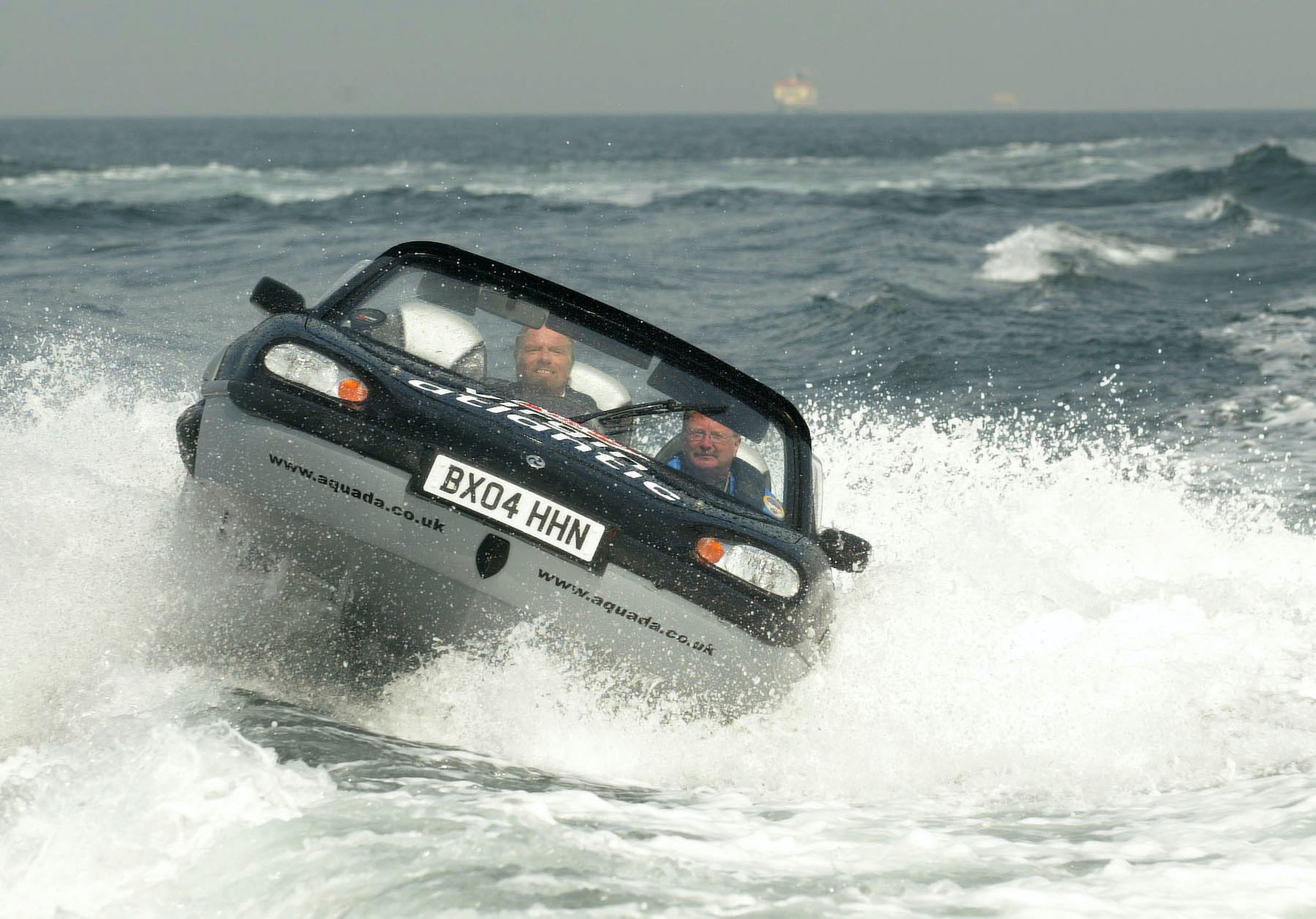 Freeze Frame: Branson’s cross-channel car crossing