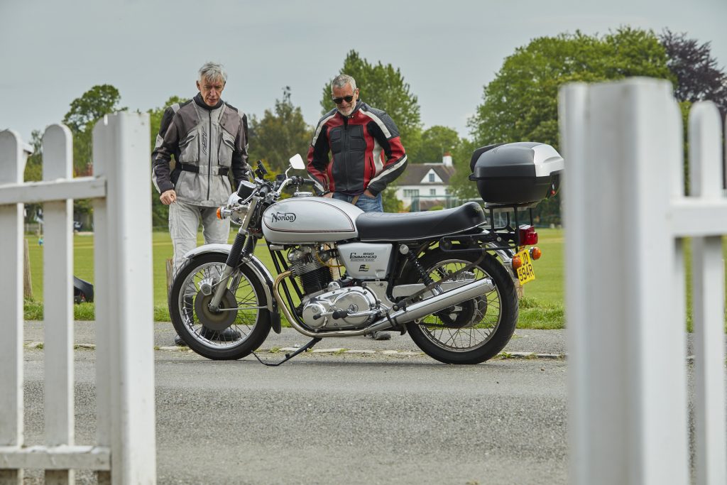 Norton Commando classic British bike
