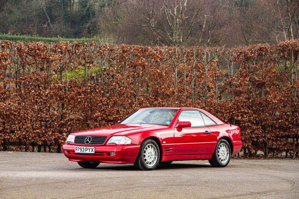 1996 Mercedes SL delivery mileage