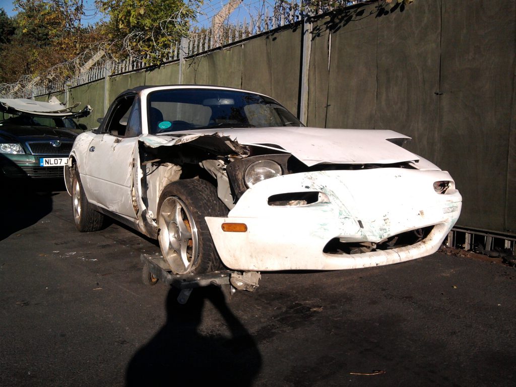 MX-5 crashed