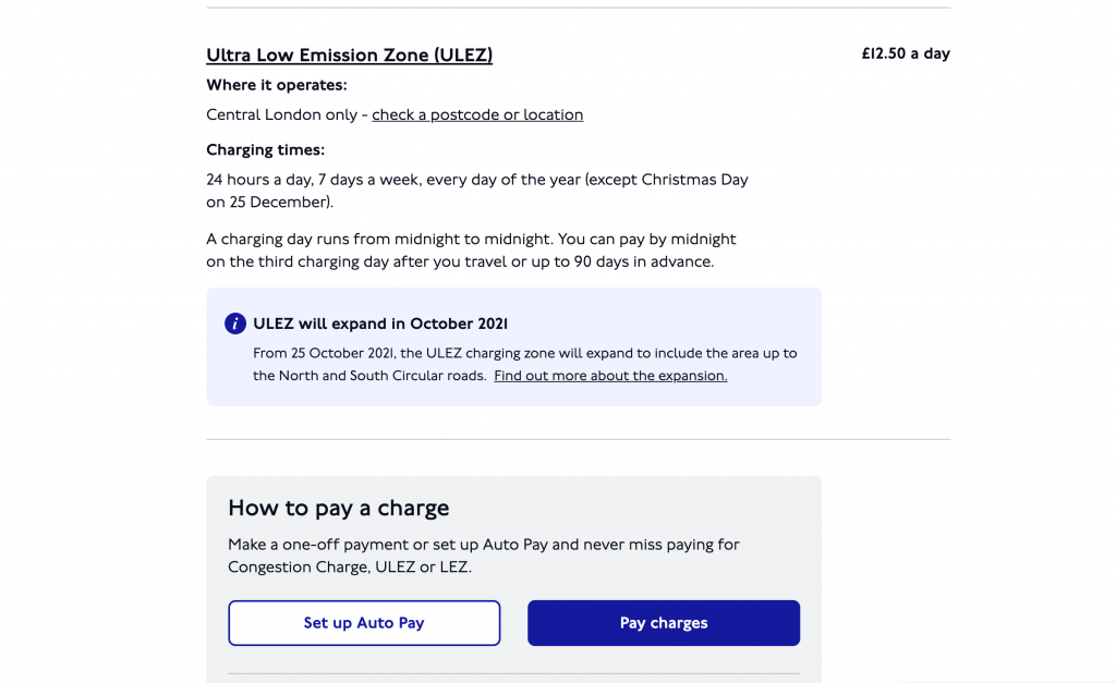 TfL ULEZ checker criticised by drivers