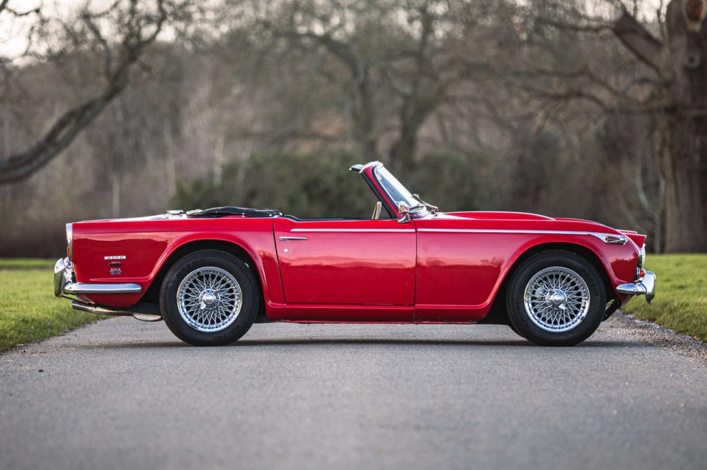 Triumph TR5 in profile